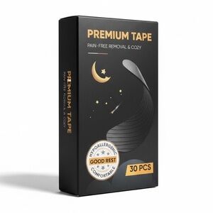 Premium Sleep Tape Hypoallergenic Pain-Free Removal 30 Count (NEW)